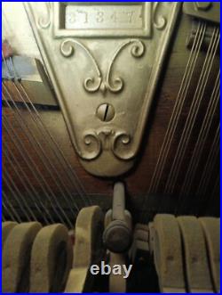 M Schulz Co. Chicago Piano Established 1869 Cabinet Grand M Schulz Co. Chicago Piano Established 1869 Cabinet Grand