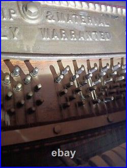 M Schulz Co. Chicago Piano Established 1869 Cabinet Grand M Schulz Co. Chicago Piano Established 1869 Cabinet Grand