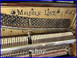 Malcom Love Antique Upright Piano