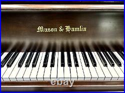 Mason & Hamlin Grand Piano 5'8 Satin Dark Mahogany