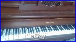 Mason & Hamlin Mahogany Console upright piano