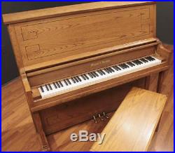 Mason & Hamlin Model 50 Studio Upright Piano 50'' Oak