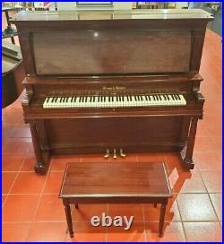 Mason & Hamlin Model O, Upright Piano, 56 High, Restrung, Refinished, Rehammered