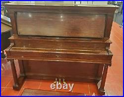 Mason & Hamlin Model O, Upright Piano, 56 High, Restrung, Refinished, Rehammered