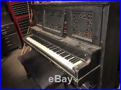 Mason & Hamlin Upright Piano 1880's Vintage