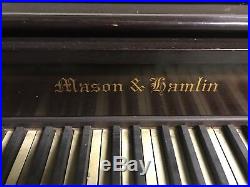 Mason and Hamlin Upright Piano Early 1900s