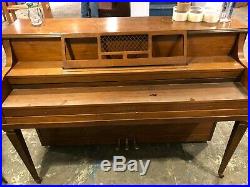 Mendelssohn piano and bench. Its in great condition! Everything works