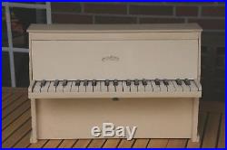Michelsonne Paris 37 Key, Toy Piano, Kinderklavier, White, Very Rare