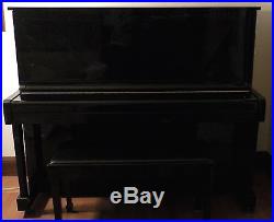 Mint condition Yamaha Disklavier Upright Piano with Bench