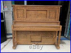 Mission/Arts & Crafts Style Lyon & Healy WASHBURN upright piano