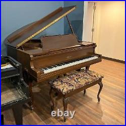 Noll 4'11 Dark Walnut Carved Leg Grand Piano c1936 #231621