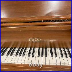 Noll 4'11 Dark Walnut Carved Leg Grand Piano c1936 #231621