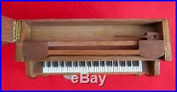 OOAK Beautiful ARTISAN Hand Crafted WALNUT UPRIGHT PIANO signed and dated 1985