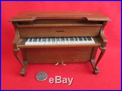 OOAK Beautiful ARTISAN Hand Crafted WALNUT UPRIGHT PIANO signed and dated 1985