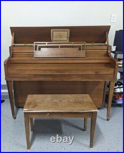 Offers Over 100 Are Allowed Hallet Davis and Company Upright Piano Spinet 1957