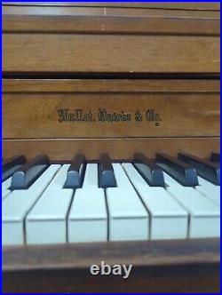 Offers Over 100 Are Allowed Hallet Davis and Company Upright Piano Spinet 1957