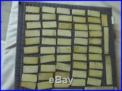 Old 1800 Upright Piano Key Tops 100 Pieces 50 Heads 40 Tails + More Bone