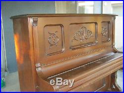 Old Schimmel & Nelson Upright Piano with Bench