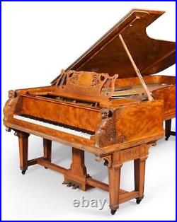 One Of A Kind & Very Famous Steinway & Sons Custom Art Case Concert Grand Piano