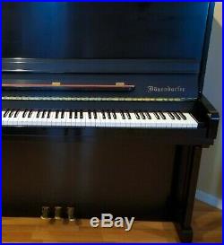 One-owner BOSENDORFER Model 130 / 52 Professional Upright Piano