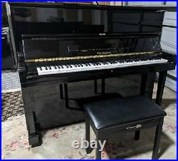 Otto Altenburg 48 OA-48 Black Laquer Upright Piano