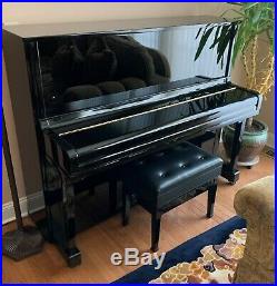 PIANO Full size Upright piano/player system by Schimmel Ebony BARELY USED