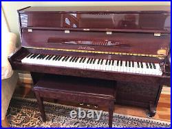 Pearl River Upright Piano with Stool