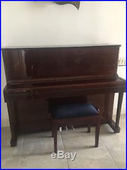 Petrof 115 II Upright Piano 46 88 keys Excellent Condition Barely Used