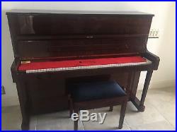 Petrof 115 II Upright Piano 46 88 keys Excellent Condition Barely Used