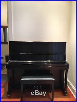 Petrof 52 Upright Black Satin Finish Piano