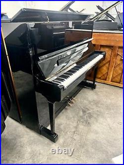 Petrof P131 Tall Upright Piano 51 Polished Ebony