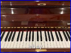 Petrof P-125 49 Studio Upright Piano