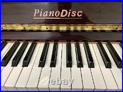 PianoDisc PDU-480 Upright Piano with Player System 48 Polished Mahogany