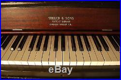 Piano 1912 Steger & Sons Upright Grande