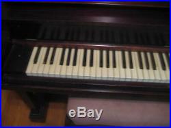 Piano Antique Upright Grand 103 Years Old Mahogany & Claw Foot Bench P. A. Stark