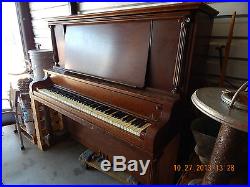 Piano! Meister! Upright! Early 1920's! For Refurbishing Or Repurposing! As Is