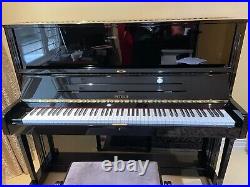 Piano Petrof P125 G1 upright Black high polish superior condition