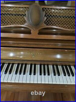 Klavier Delson 2505BK Kinderinstrument Schwarz Keyboard Holz 49 x 42 x 25 cm 