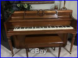 Piano Story & Clark Upright With Original Bench