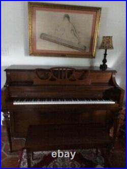 Piano, used Kohler & Campbell upright PICKUP IN MIAMI ONLY includes bench