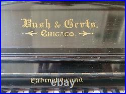 RARE 1889 (Approx) Bush & Gerts Upright Piano Cabinet Grand Vintage number 3669