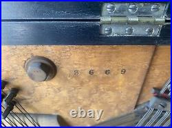 RARE 1889 (Approx) Bush & Gerts Upright Piano Cabinet Grand Vintage number 3669