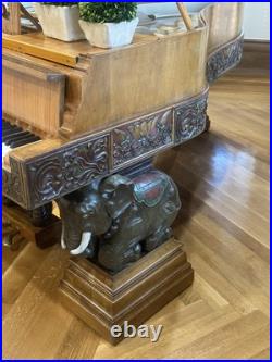 RARE ASIAN INSPIRED FRENCH GAVEAU 7 FT GRAND PIANO With ELEPHANT LEGS RARE ASIAN INSPIRED FRENCH GAVEAU 7 FT GRAND PIANO With ELEPHANT LEGS