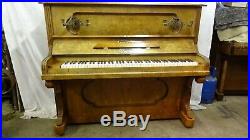 RONISCH Overstrung Piano in Burr Walnut Serviced Including Local Delivery
