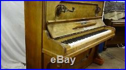 RONISCH Overstrung Piano in Burr Walnut Serviced Including Local Delivery