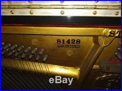 Rare 1984 Steinway Ebony upright piano