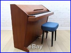 Rare Brodr Jorgensen Mid Century Modern Danish Piano teak baldwin acrosonic