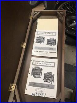Rare CONN Theatre 643 Type 3 Organ With Pedal set & Stool & Service Manuals