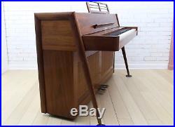 Rare Mid Century Baldwin Acrosonic Piano with stool Midcentury Danish Modern