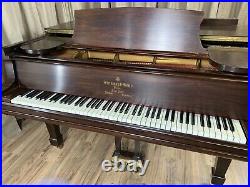 Rare Rebuilt By Steinway Hall Beautiful Rosewood Steinway And Sons Model C Piano